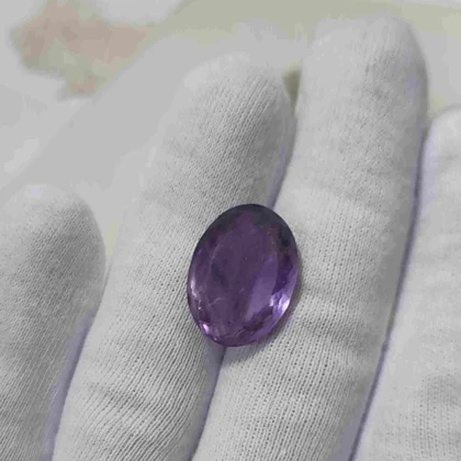 سنگ آمیتیست تراش جواهری کد 7 (22 قیراطی)