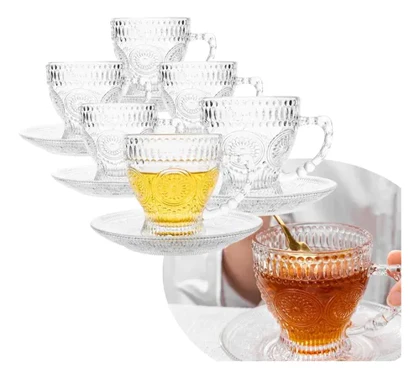 فنجان و نعلبکی چای خوری طرح مدرن DELI