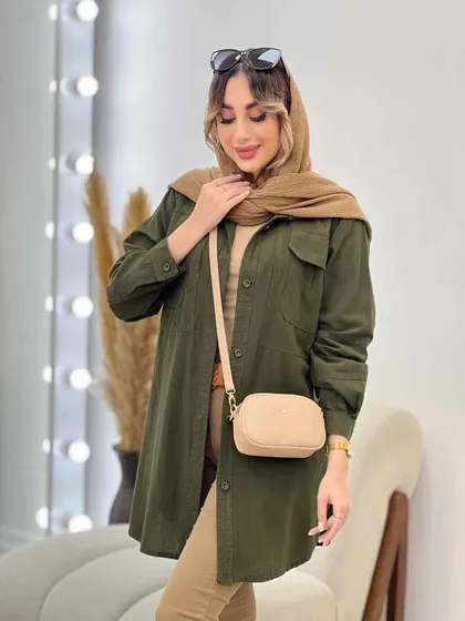 مانتو دو جیب پیله
