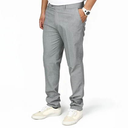 شلوار پارچه‌ای اسلیم فیت مردانه آریا مدل 3701692