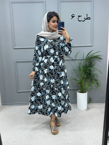 پیراهن مانتویی آریانا ( بدون کمربند )