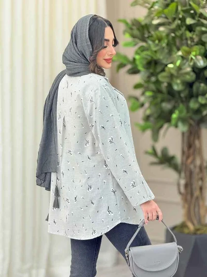 شومیز آستین پاگن طرح قاصدک