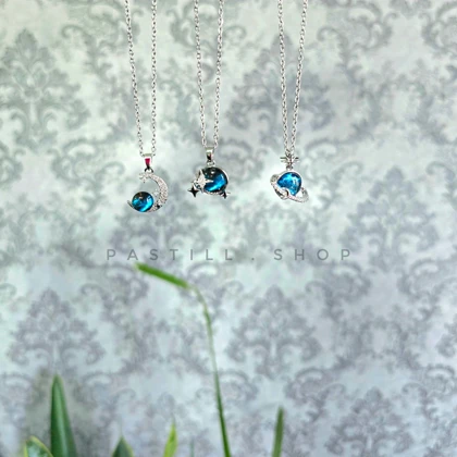 گردنبند کهکشانی همراه جعبه