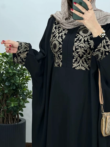 عبای بلند سوزندوزی اسرا 5