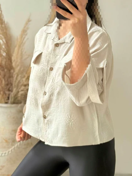 شومیز باکسی مدل بهدیس | شومیز باکسی مدل بهدیس کد 50331 کد 12637