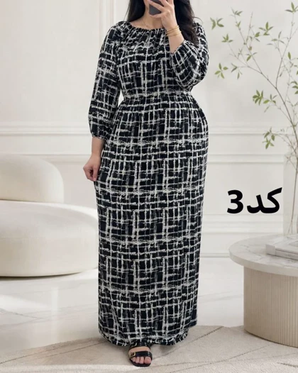 پیراهن ساحلی زنانه نخی خارجی 7621