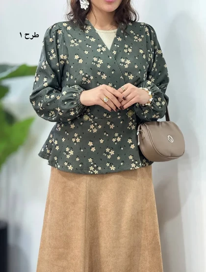 ست تونیک و دامن هانیل 2 کد 3991