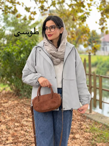 بارانی کلاهدار آستردار نازلی | استال تو