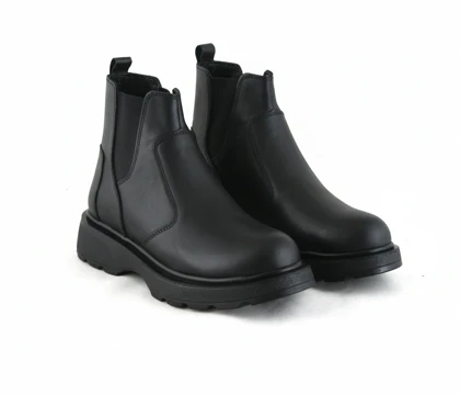 نیم بوت زنانه چرم یلسان مدل وندا کد 684-GN