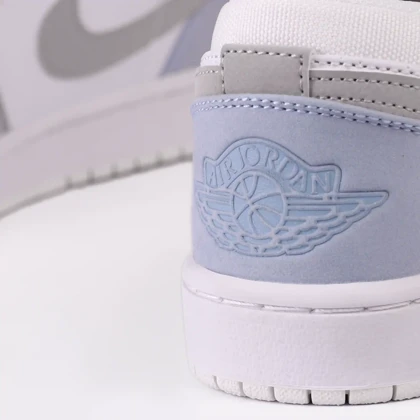 کتانی نایک مدل Air Jordan مستر طوسی سفید کد 0021