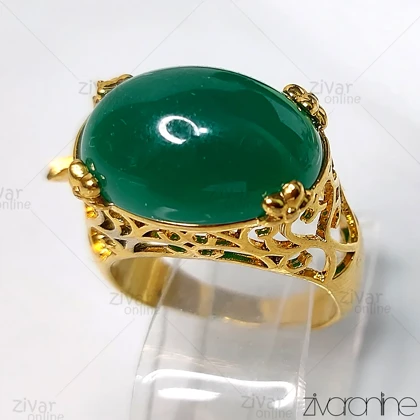 انگشتر زنانه یشم 30043