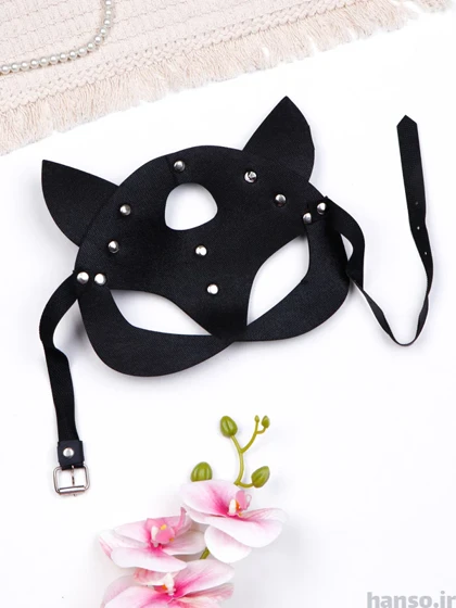 نقاب چرم گربه ای فانتزی کد 6167