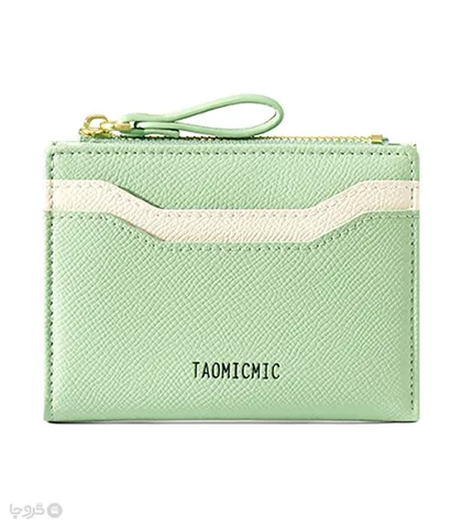 کیف پول زنانه تاشو زیپ‌دار Taomicmic تائومیک میک کد Y8964 ساده