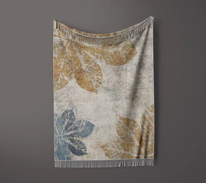 شال مبل ریش دار sofa shawl 317