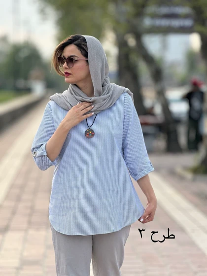 مانتو راه راه پرواز