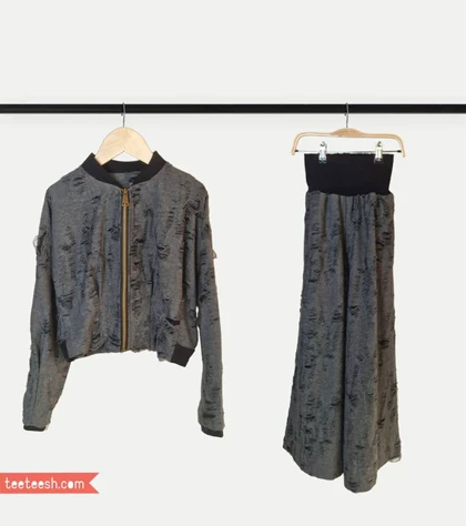 ست سویشرت شلوار دودی