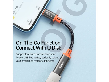 کابل تبدیل تایپ‌سی به لایتنینگ مک‌دودو Mcdodo CA-144 Type-C To Lightning Convertor Cable