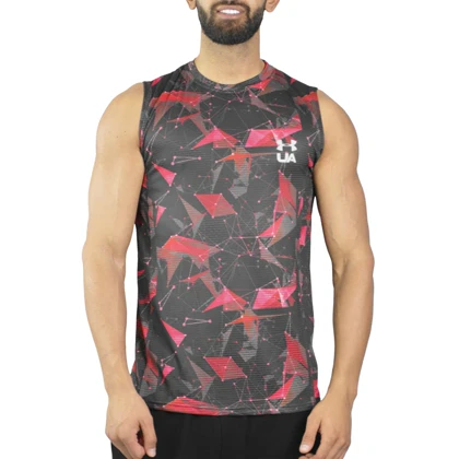 رکابی ورزشی مردانه آندر آرمور مدل GMS-Heat Gear-3G1297 قرمز