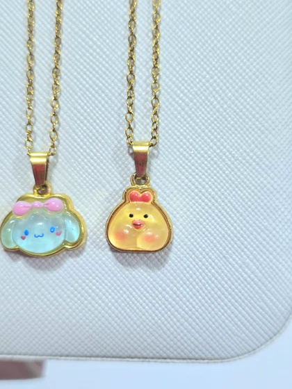 گردنبند فانتزی دخترانه برجسته