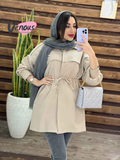 مانتو بالاژیله کمرگت