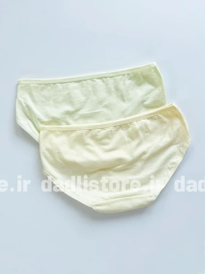 شورت اسلیپ نخ پنبه عروسکی رنگی ساده با پاپیون
