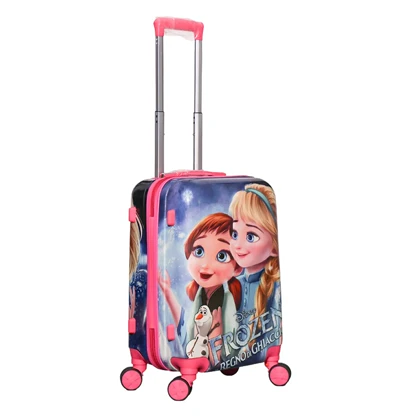 چمدان بچگانه خارجی مدل F-Elsa & Anna سایز 20 اینچ