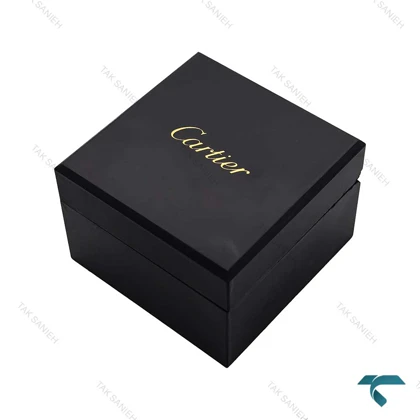 ساعت Cartier کارتیه تانک زنانه سیلور بند چرم آبی آسمانی Cartier-7218-L