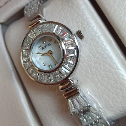 ساعت مچی زنانه جواهری رویال مدل برلیان