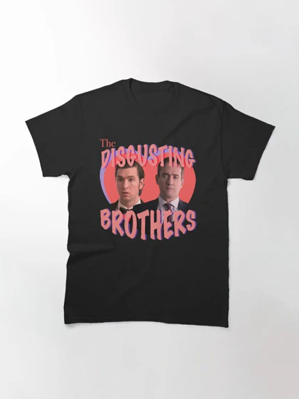 تیشرت succession طرح Greg &amp; Tom The Disgusting Brothers کد 196550