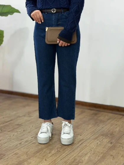 شلوار جین واید کات رزا