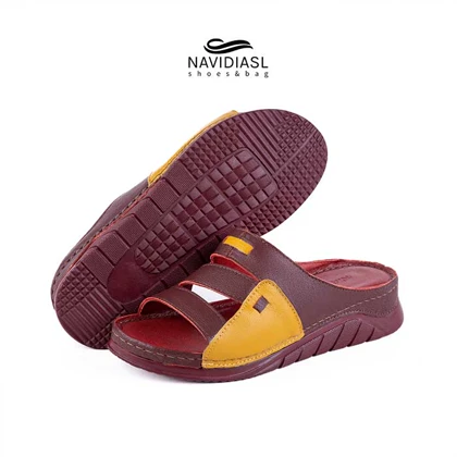 صندل زنانه چرم طبی کد 1005004