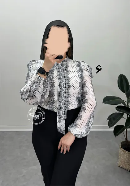 شومیز آستین پفی