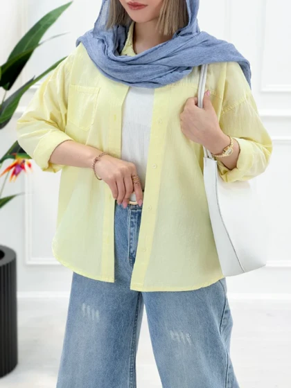شومیز زنانه جلو دکمه آیدا