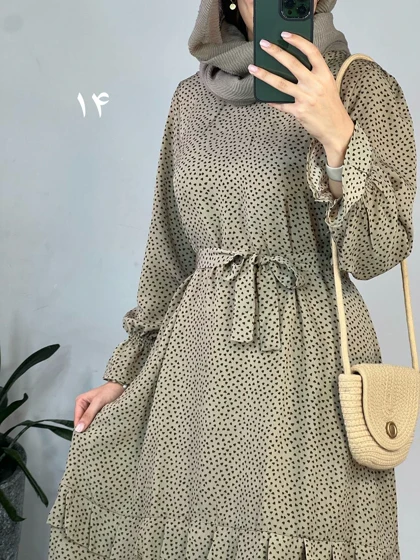 پیراهن مانتویی شکوفه 3