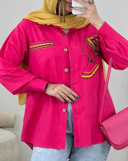 مانتو گلدوزی چهره (41)کد3292