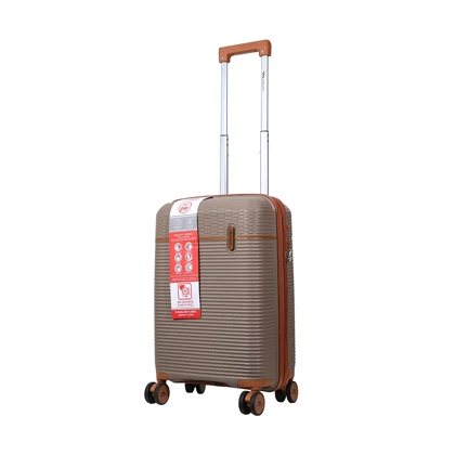 چمدان Monza مدل M-095-PP-SX سایز کوچک به همراه چمدان لوازم آرایشی