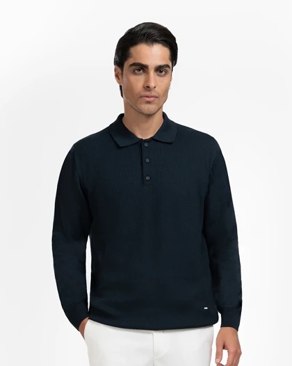 پلیور بافت مردانه سه دکمه کد M0903