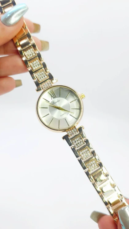 ساعت مچی زنانه باوک Baoke نگین‌دار با موتور کوارتز