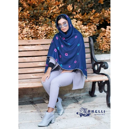 روسری هندسی مثلثی کشمیر