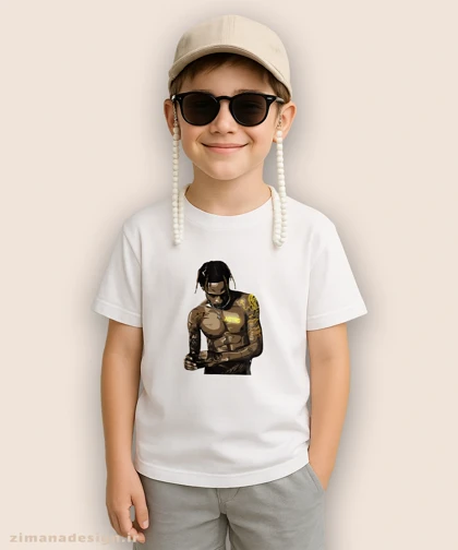 تیشرت بچگانه طرح تراویس اسکات کد 944