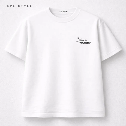 تیشرت %100 پنبه با طراحی تایپوگرافی کد 1175