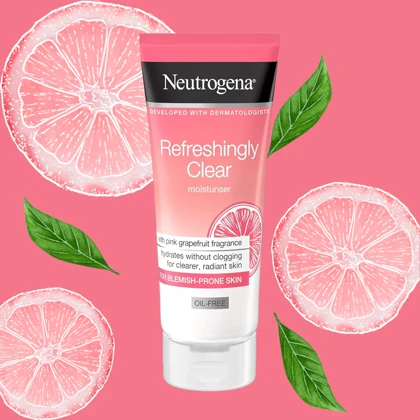 کرم مرطوب‌کننده صورت نوتروژینا مدل Refreshingly Clear مناسب انواع پوست حجم 50 میلی‌لیتر