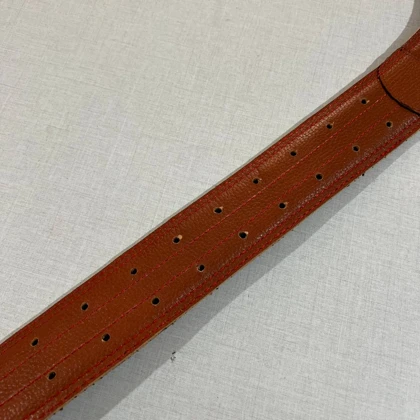 کمربند بدنسازی چرمی اعلا(طول حدودی 110 الی 120 سانت) کد 8477