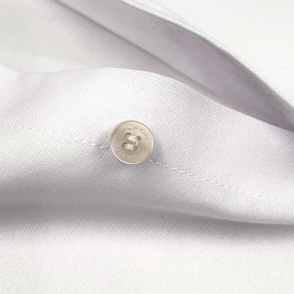 پیراهن پاناما سفید M65KQB-2