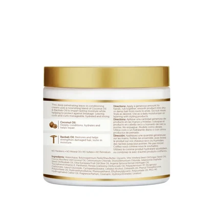 نرم کننده مو بعد از حمام تقویتی و آبرسان آفریکن پراید مدل Moisture Miracle Coconut Oil & Baobab Oil مناسب انواع مو حجم 425 میلی لیتر