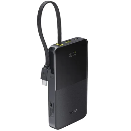 پاور بانک 10000 باسئوس Baseus مدل PPBD2P-1022 توان 22.5 وات با کابل