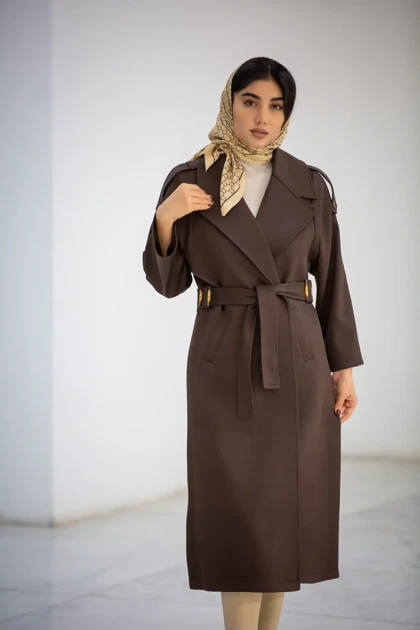 بارانی کجراه بغل چاک بلند