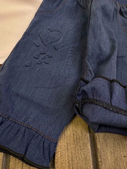 شومیز شلوارک یقه چین‌دار