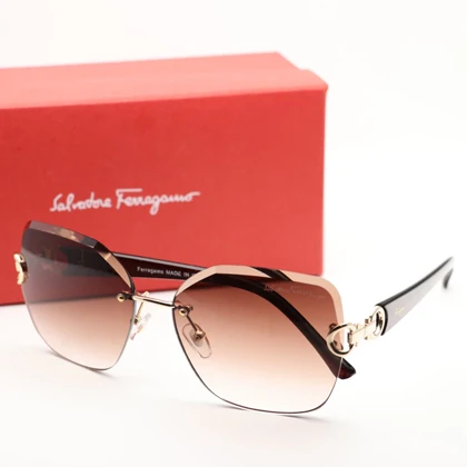 عینک آفتابی بدون فریم (فریم لس) فریگامو Salvatore Ferragamo مدل EA-2801 سبک