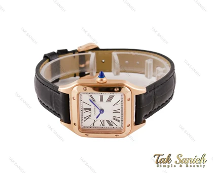 ساعت کارتیر سانتوس دومونت زنانه رزگلد Cartier-3664-L